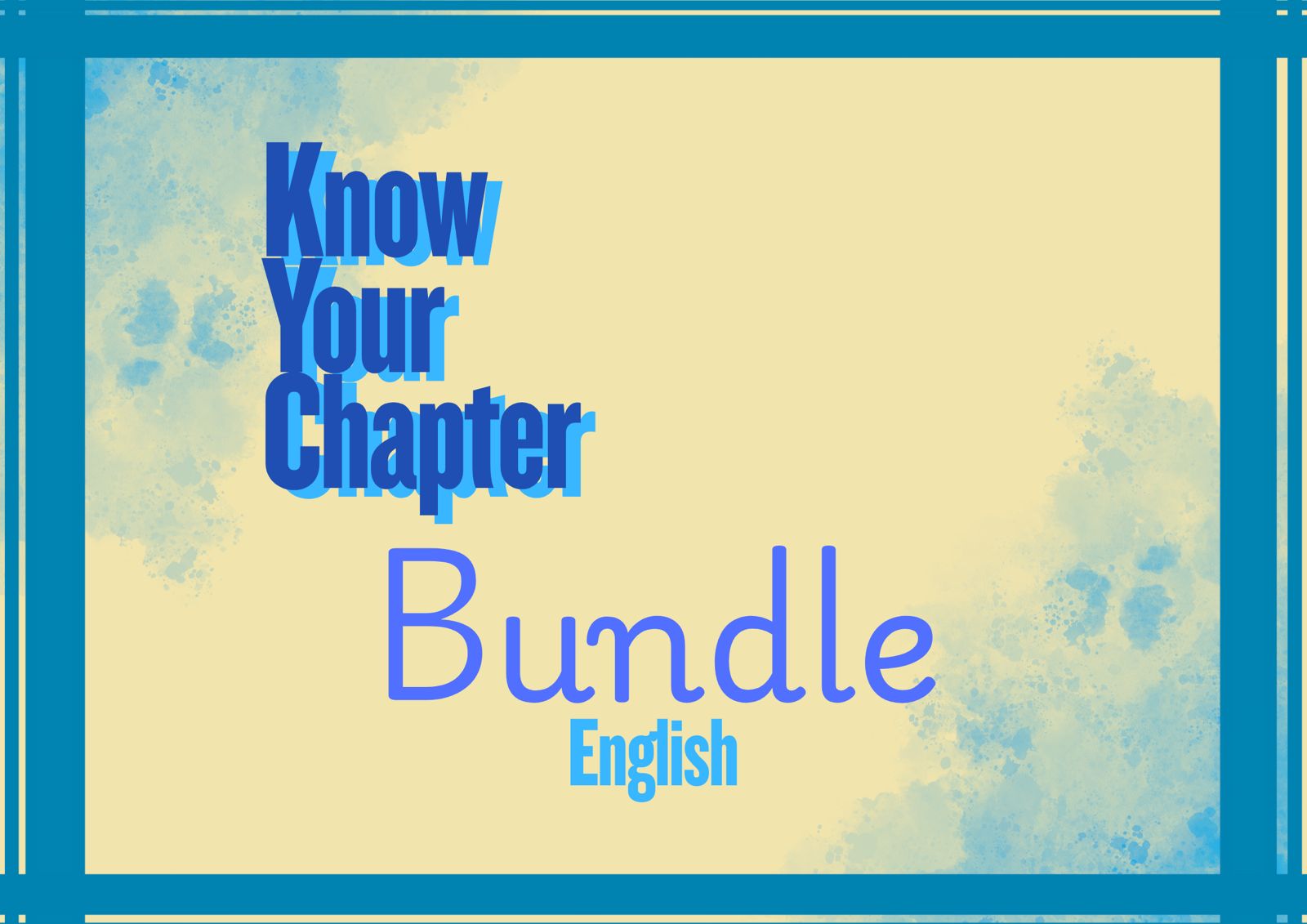 English Revision Worksheets