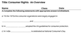 Consumer Rights - An Overview