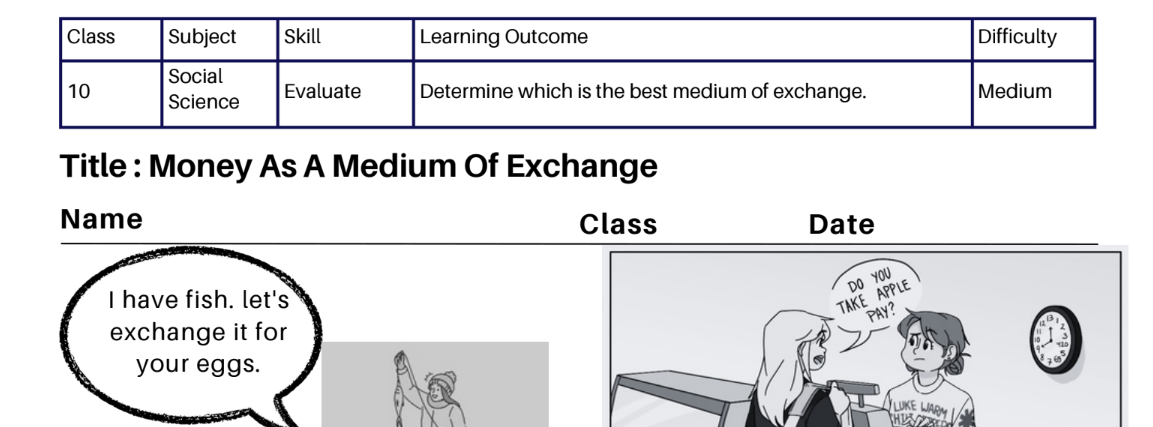 Money As A Medium Of Exchange