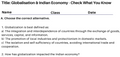 Globalisation & Indian Economy - Check What You Know
