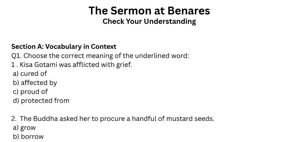 The Sermon at Benares