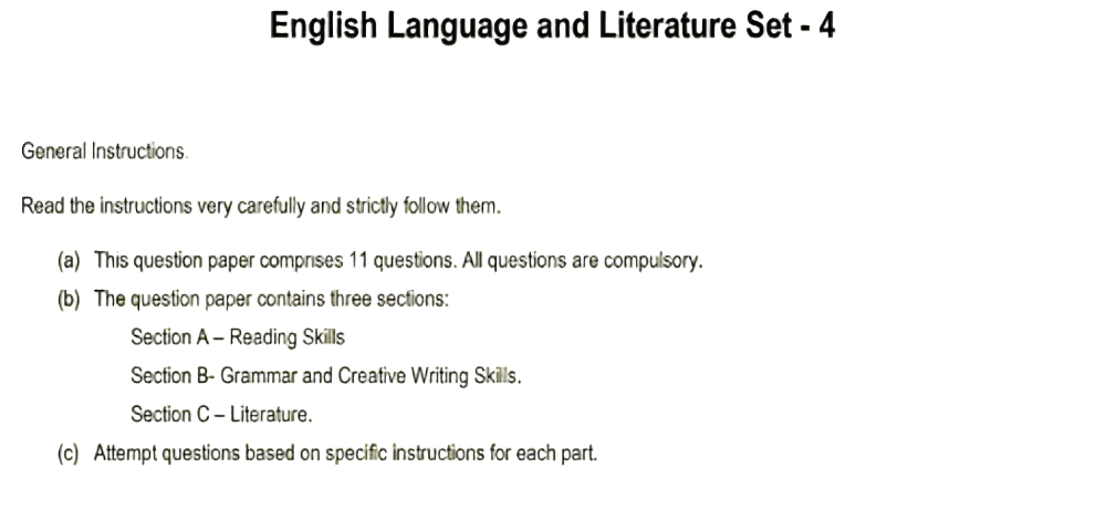 English Language and Literature Set - 4