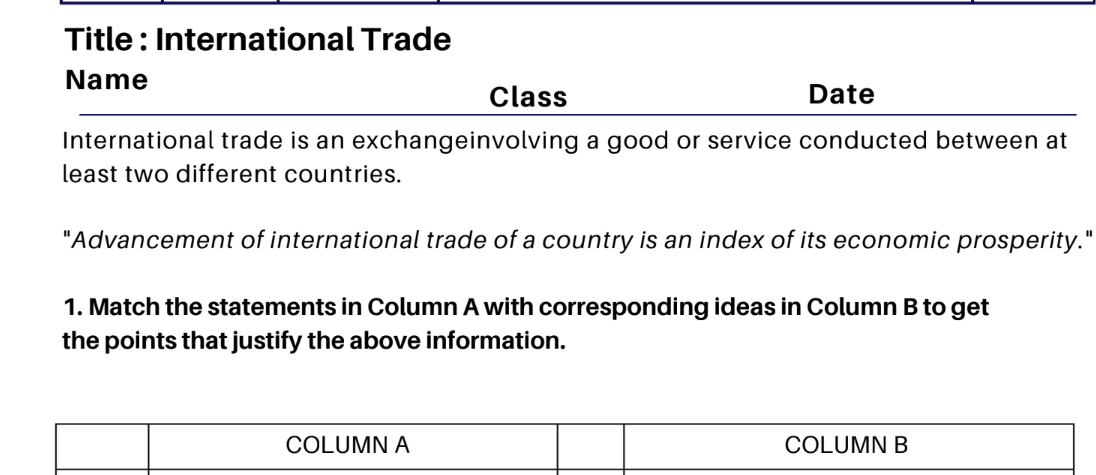 International Trade