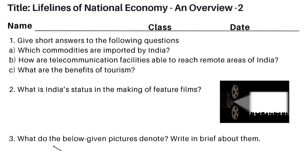 Lifelines of National Economy - An Overview -2