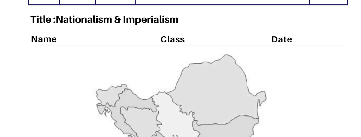 Nationalism & Imperialism