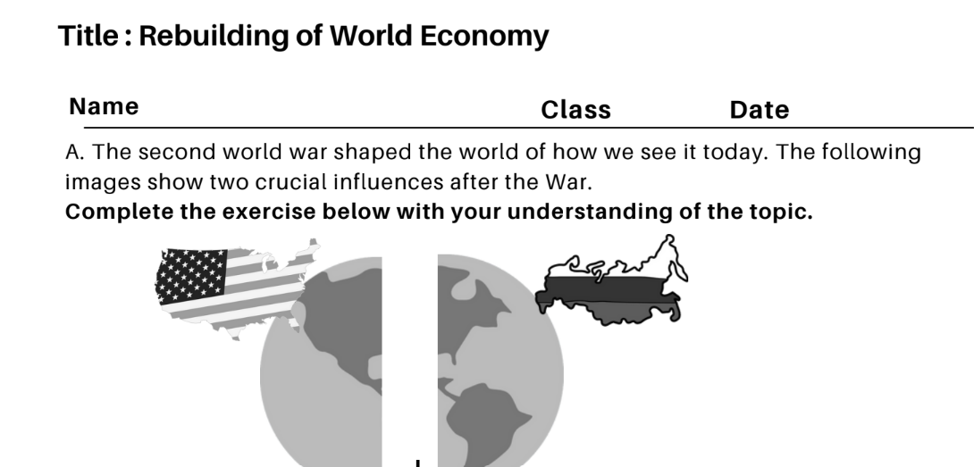 Rebuilding of World Economy