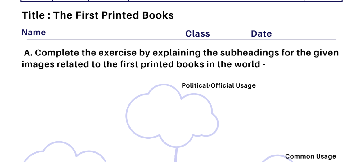 The First Printed Books