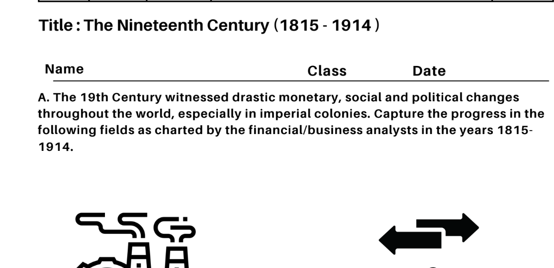 The Nineteenth Century (1815 - 1914 )