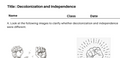Decolonization and Independence