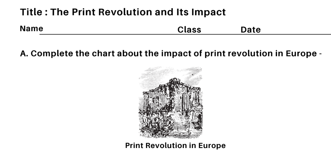 The Print Revolution and Its Impact