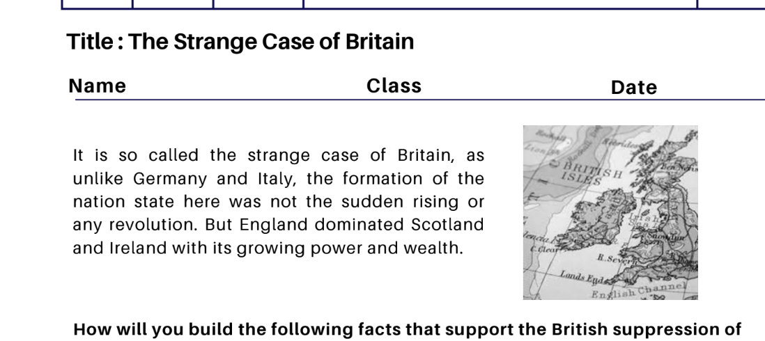 The Strange Case of Britain