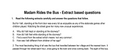 Madam Rides the Bus - Extract based questions
