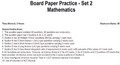 Board Paper Practice - Set 2  Mathematics