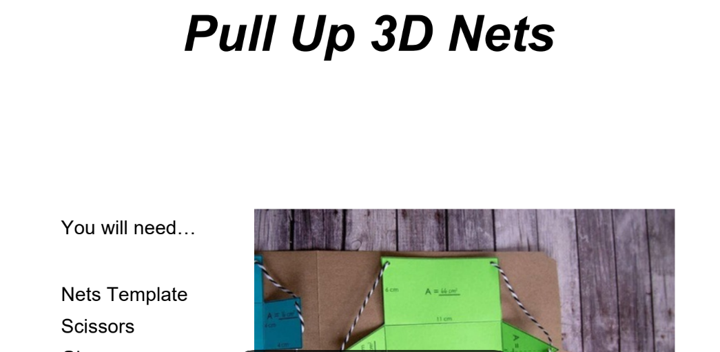 Pull Up 3D Nets