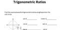 Trigonometric Ratios