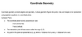 Coordinate Geometry