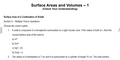 Surface Areas and Volumes – 1