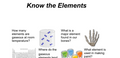 Know the Elements