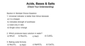 Acids, Bases & Salts